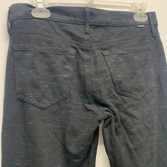 Mother The Trainer Pant Star Attraction Pants French Kissing Pleated Black 28 - Picture 10 of 14